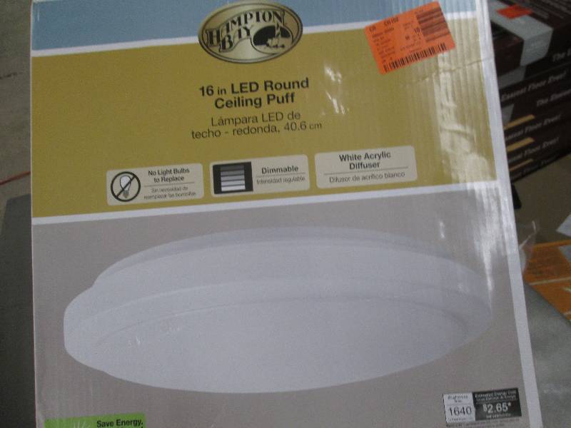 Hampton Bay 16 in 1 Light Bright Wh...