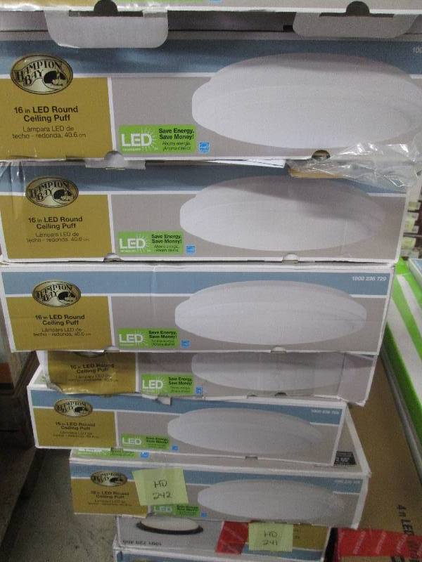Lot of 6Hampton Bay 16 in 1 Light ...