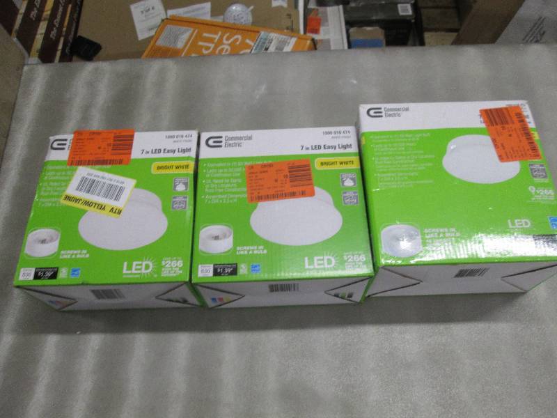 Lot of 3 Commercial Electric 7 inch...