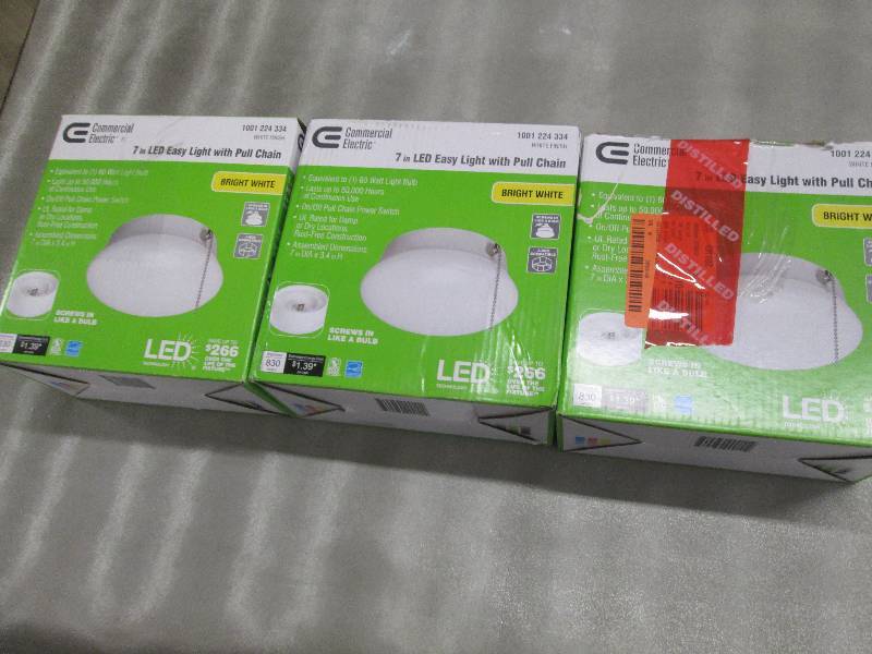 Lot of 3 Commercial Electric 7 inch...