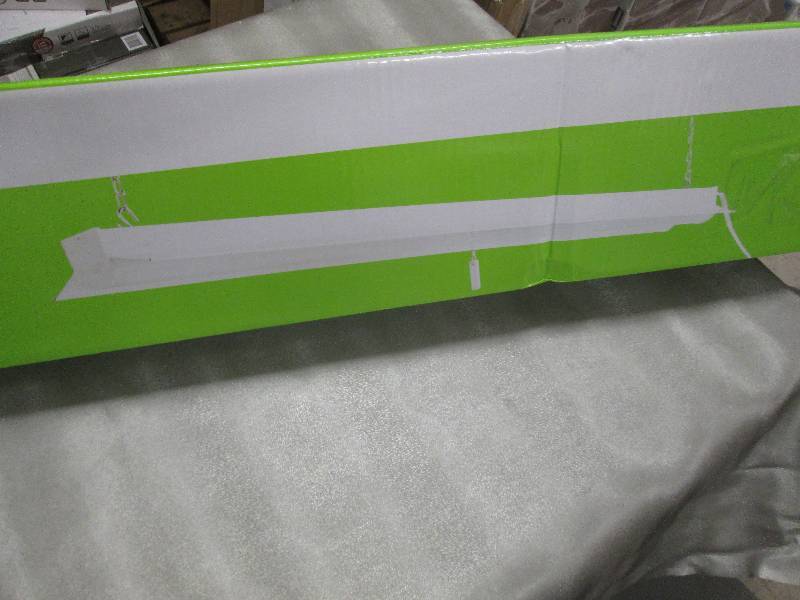 Commercial Electric 4 ft LED White ...