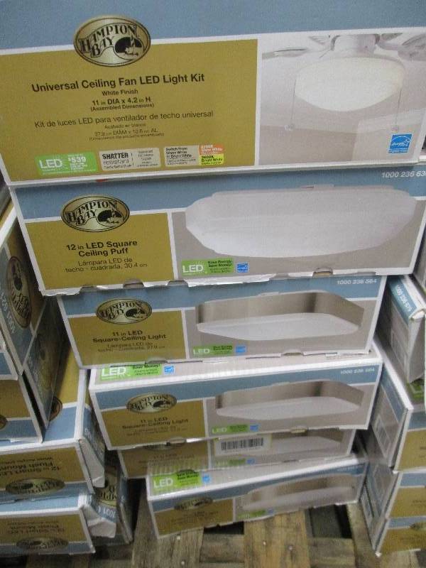 Lot of 6 Hampton Bay LED Ceiling Li...