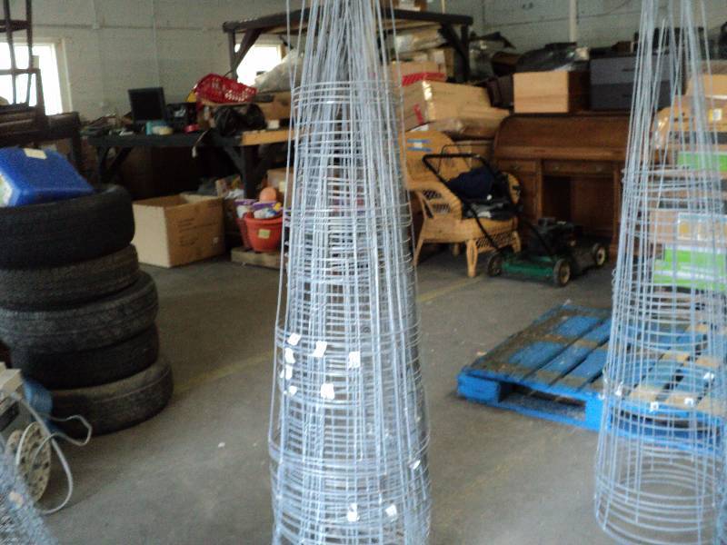 26 large tomato cages...