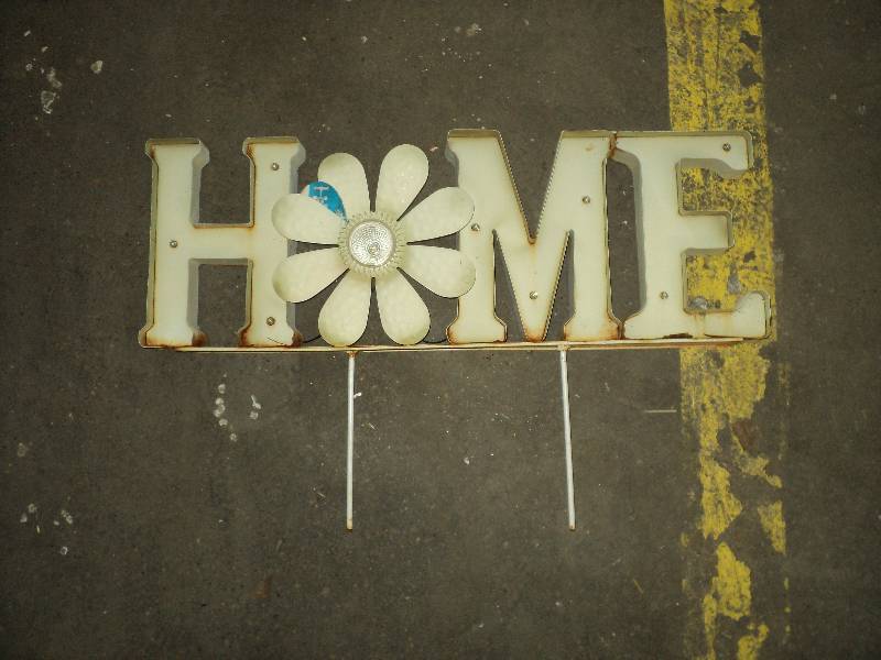 outdoor home sign, lights up...