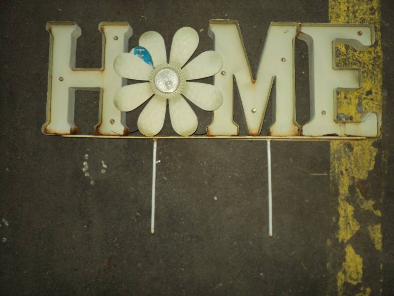 outdoor home sign, lights up...