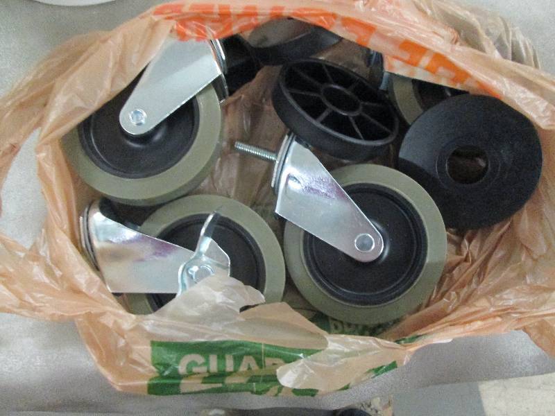 HDX 4 in. Industrial Casters with B...