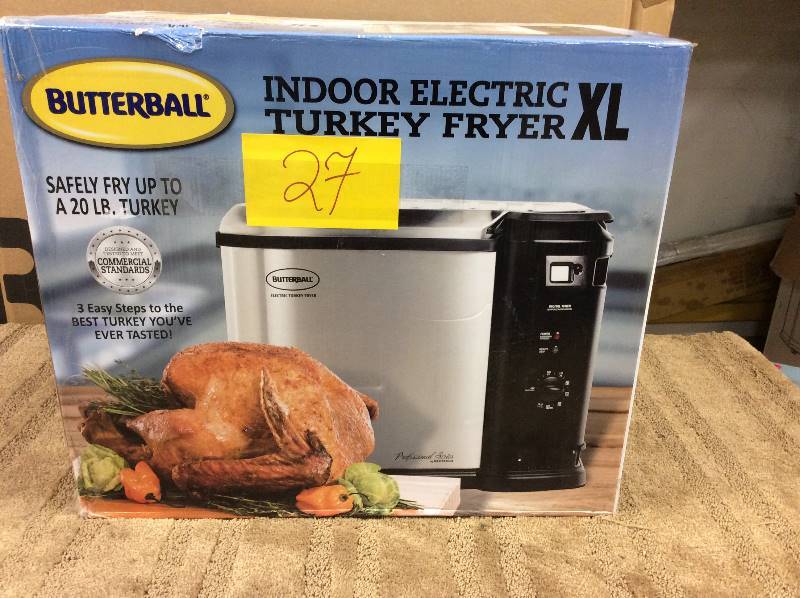 lot 27 image: Butterball Indoor Electric Turkey Fryer