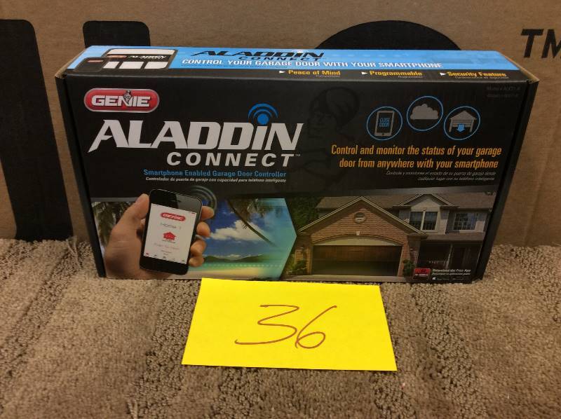 lot 36 image: Genie Aladdin Connect Garage Door Controller New