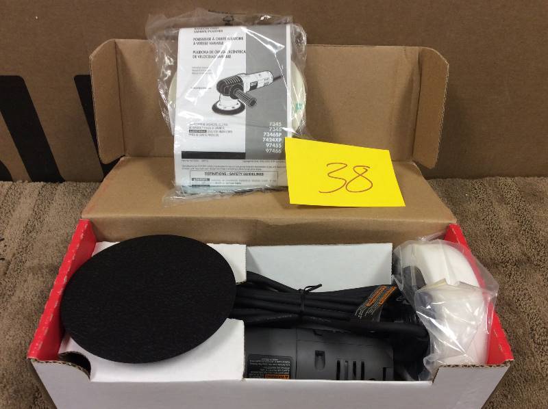 lot 38 image: PORTER-CABLE 7346SP 6-Inch Random Orbit Sander with Polishing Pad