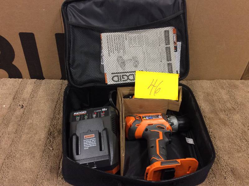 lot 46 image: Ridgid Gen5x 18V Li-Ion 12 Cordless 2-Speed Drill