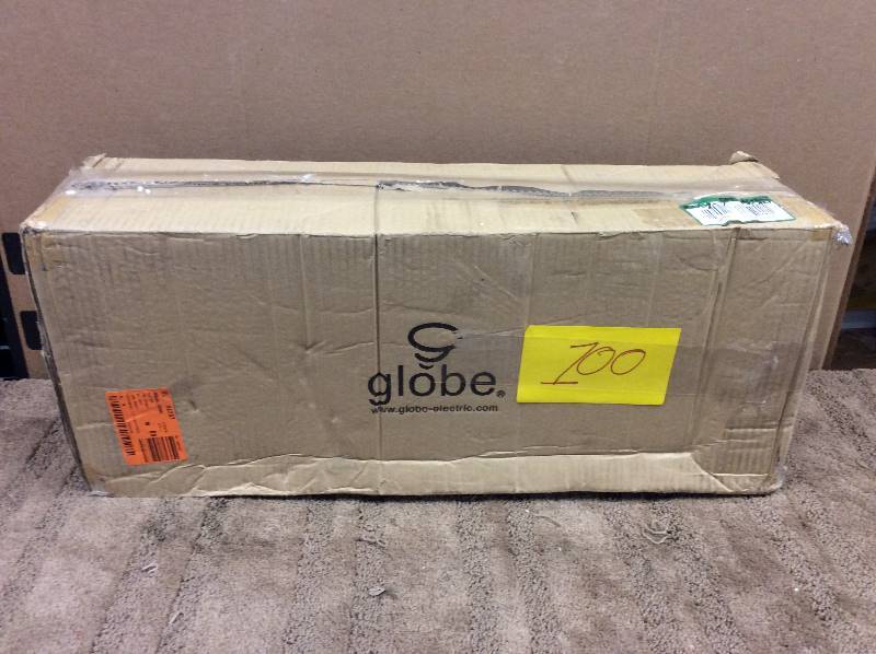 lot 100 image: globe electric pendant  light fixture