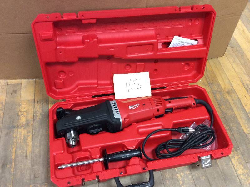 lot 115 image: Milwaukee 12 in. Super Hawg Drill not used