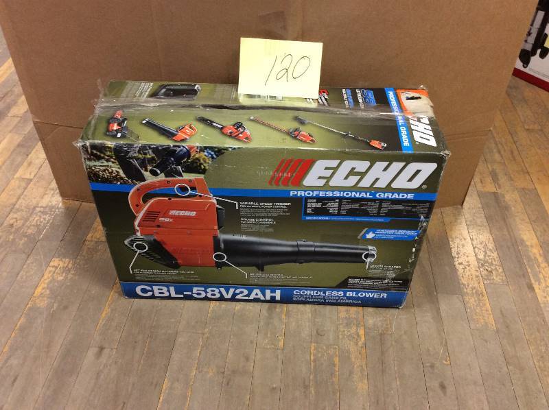 lot 120 image: ECHO 120 mph 450 CFM 58-Volt Lithium-Ion Brushless Cordless Leaf Blower