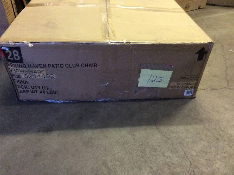 lot 125 image: Spring Haven Patio Club Chair
