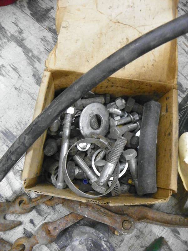 lot 242 image: Nuts, Bolts, pump, security light