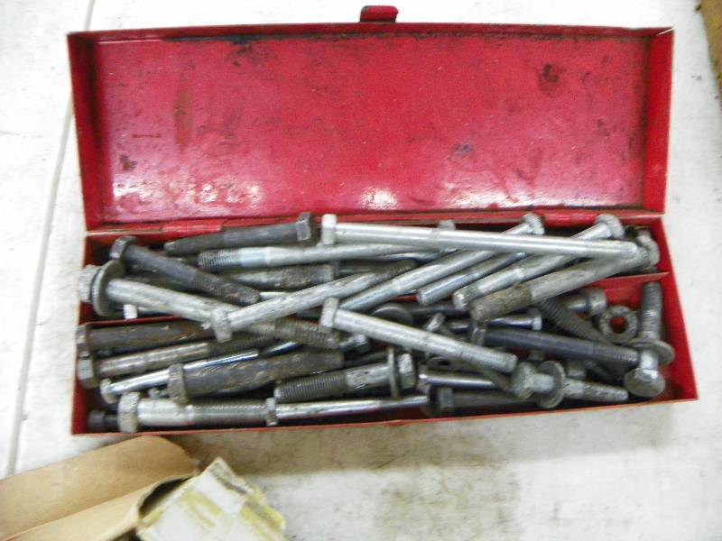 lot 260 image: Taper Gage, Battery lugs and bolts