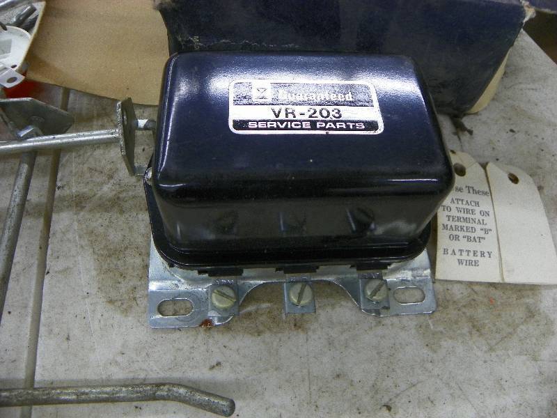 lot 267 image: gauges, voltage regulator, solder, lights, wood planes, cable