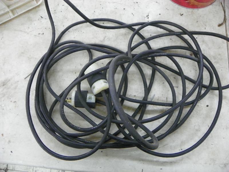 lot 268 image: extension cord, screws and nails