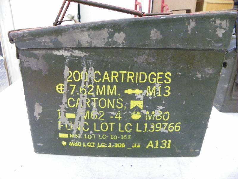 lot 469 image: Metal Ammo Box