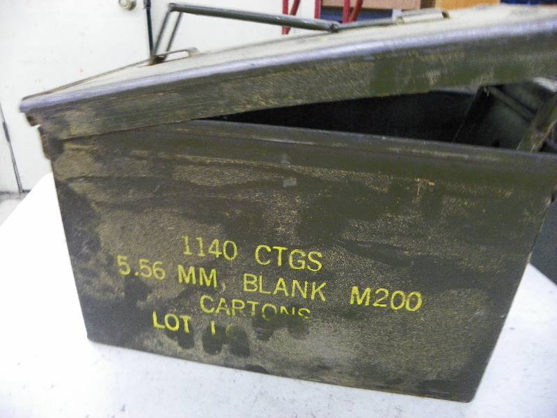 lot 471 image: Metal Ammo Box