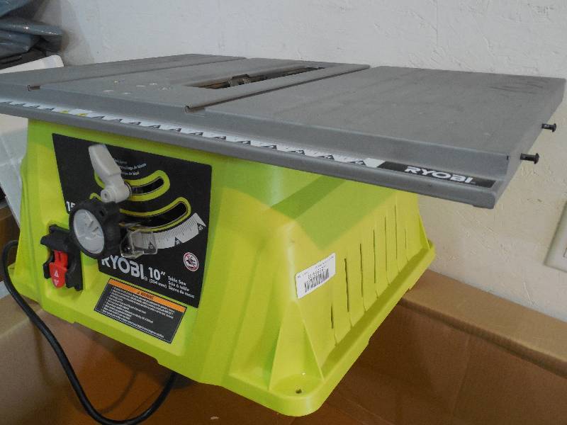 lot 29 image: RYOBI 10 TABLE SAW