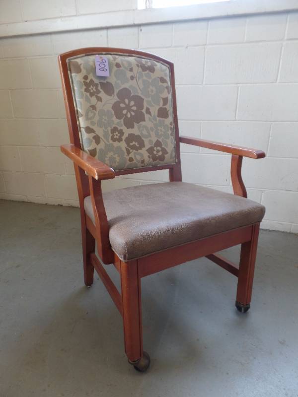 WOODEN ARMCHAIR