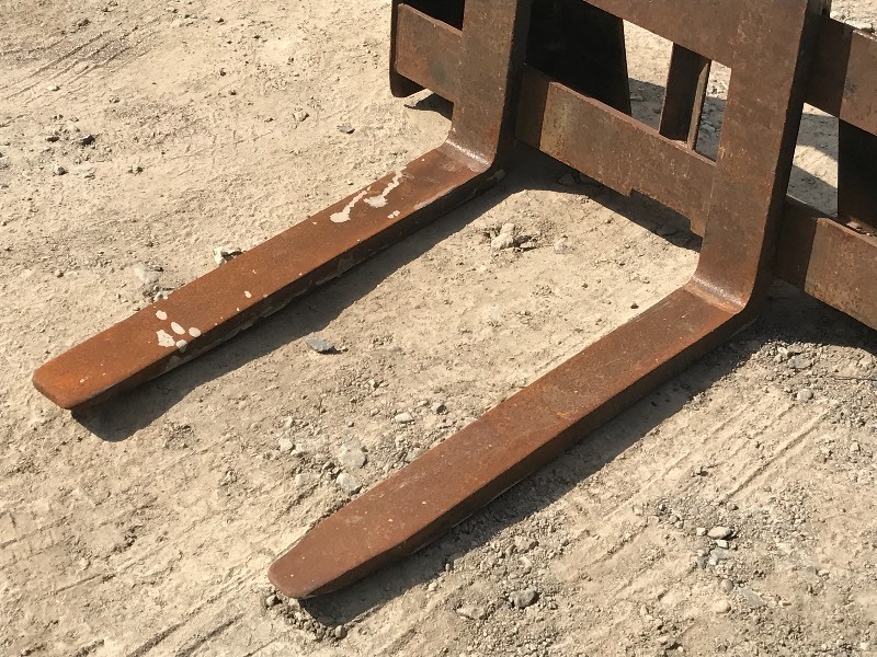lot 2 image: Skid-Loader Fork Set
