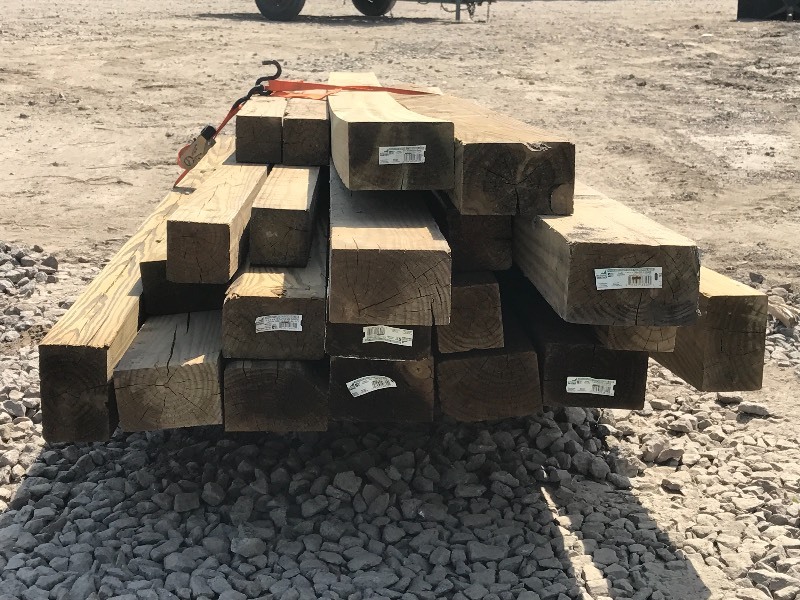 lot 22 image: Pallet Of Treated Lumber