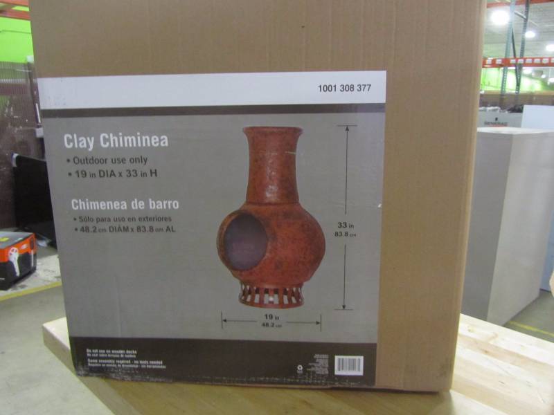 lot 35 image: 19 clay chimnea