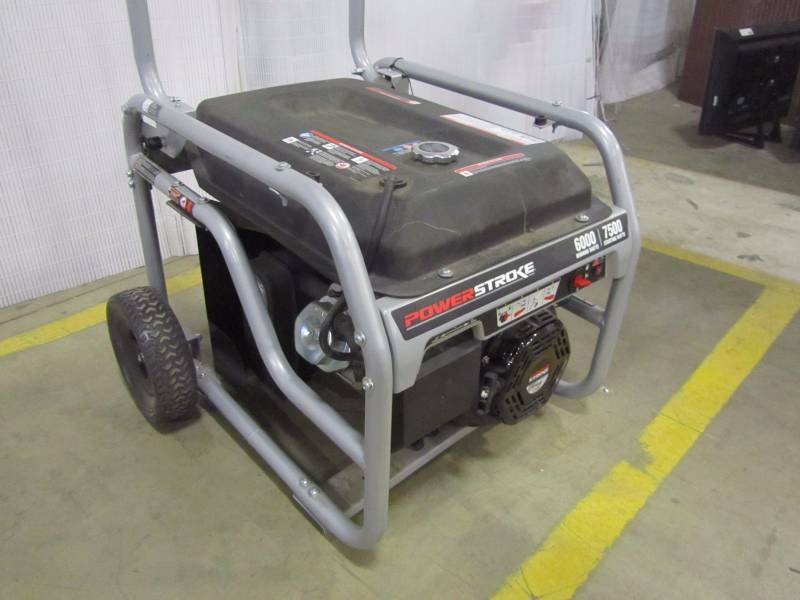 lot 48 image: Power Stroke 6,000 watt portable generator