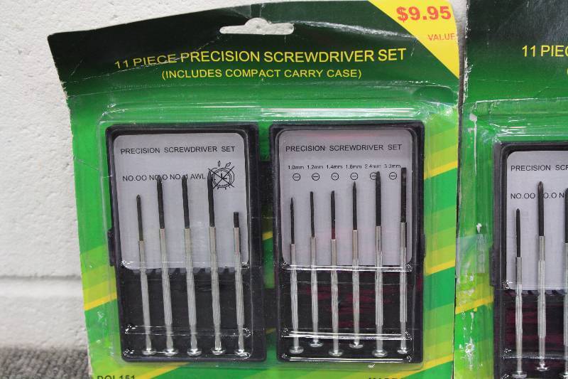 lot 107 image: 11pc Sets of Precision Screwdriver Sets