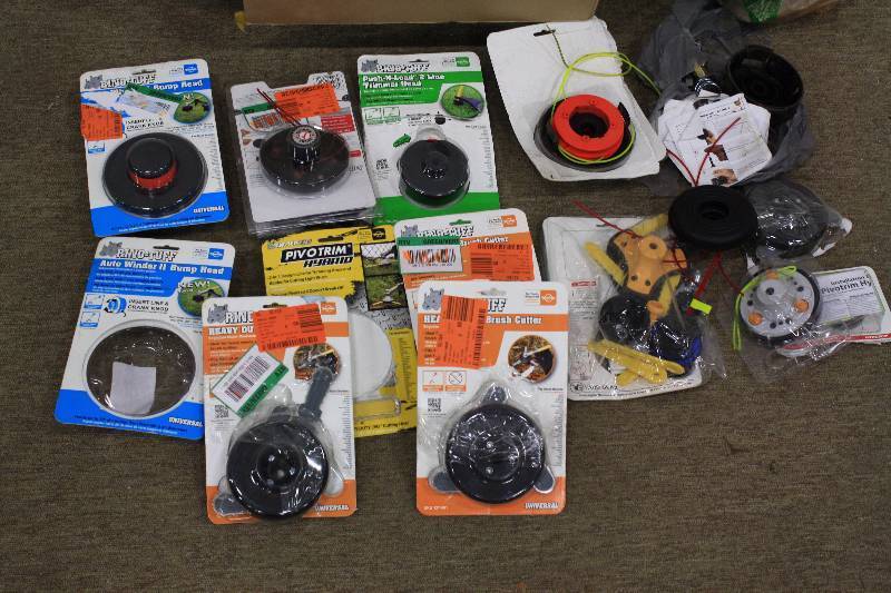lot 109 image: Lot of Trimmer Heads and Brush Cutters