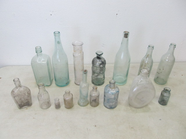 lot 42 image: Lot of Antique Bottles