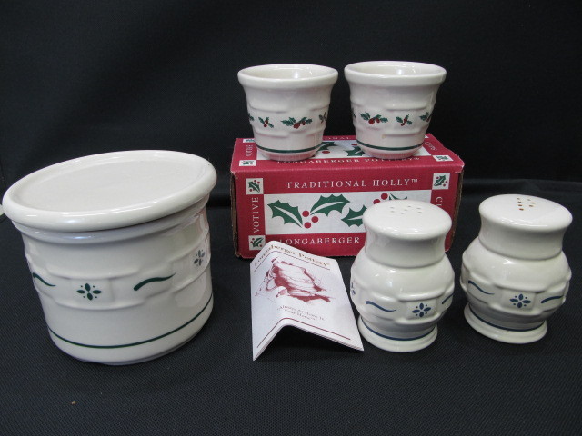 lot 130 image: MINT Condition Longaberger Pottery Pieces