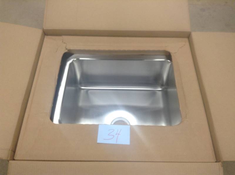 Elkay Lustertone Undermount Stainless Steel 24 in. 0-Hole Single Bowl Kitchen Sink in Satin