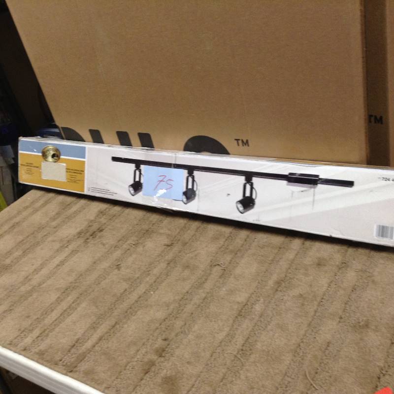 Hampton Baty 3-Light Black Pinhole Cylinder Linear Track Lighting Kit