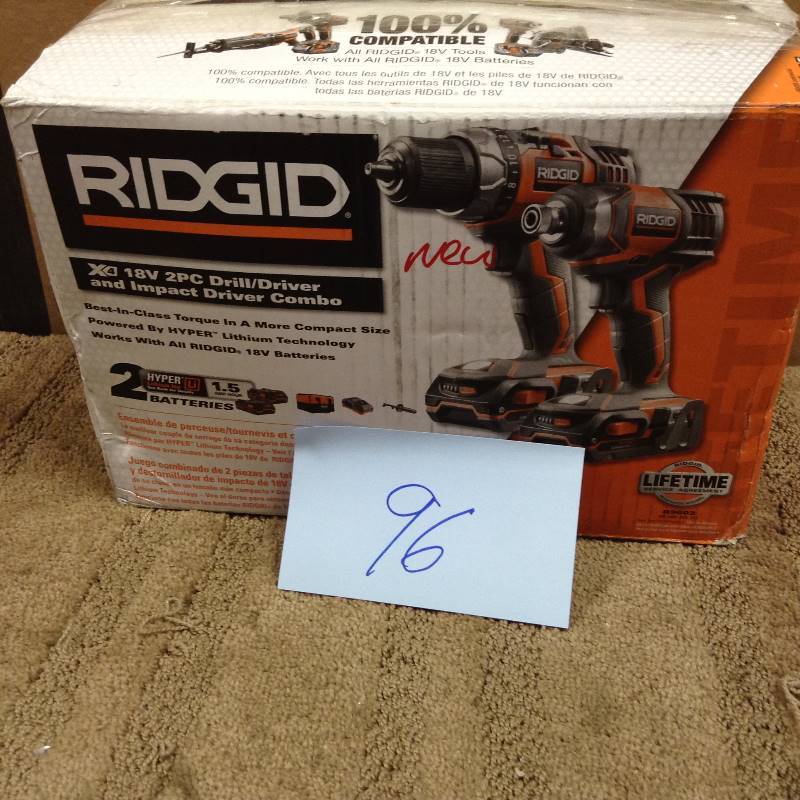 Ridgid X4 18-Volt Lithium-Ion Cordless Drill and Impact Driver Combo Kit (2-Tool)