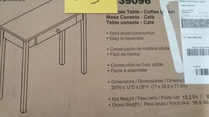 DHP Console Table