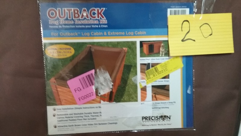 Outback, Pet House Insulation Kit only