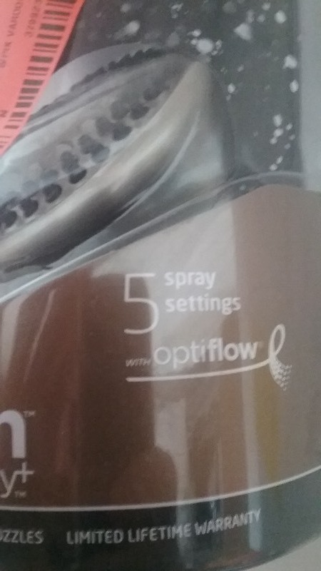 Water Pik 5 Spray Settings