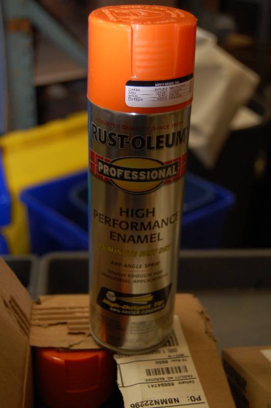 Orange Paint-Wide Spray Nozzle