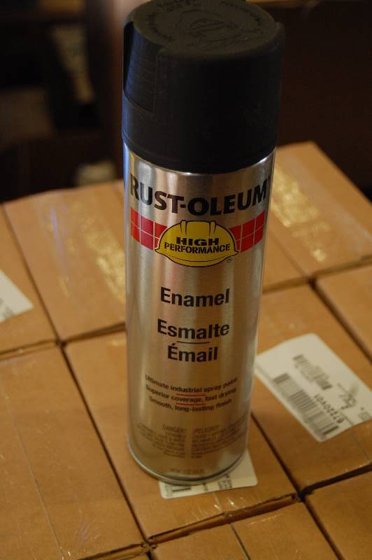 20oz Gloss Black High Performance Enamel Spray Paint