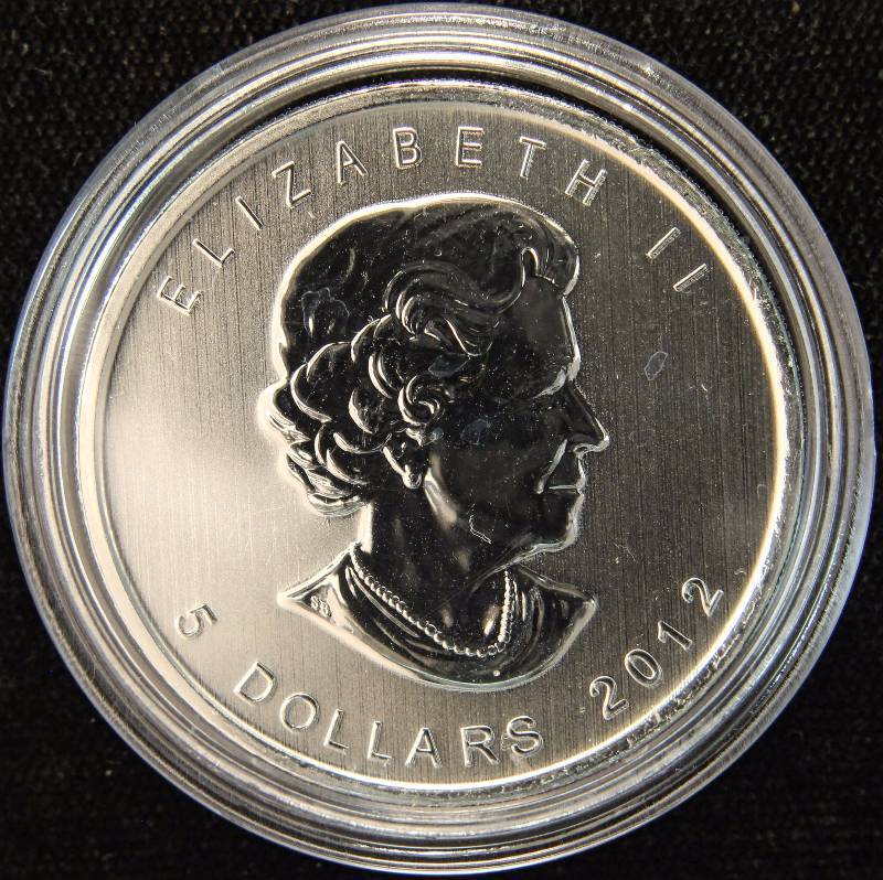 2012 CANADA WILDLIFE SERIES COUGAR 1 TROY OZ .9999 FINE SILVER IN AIRTITE
