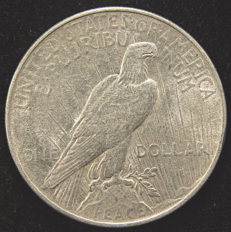1922 PEACE SILVER DOLLAR XF