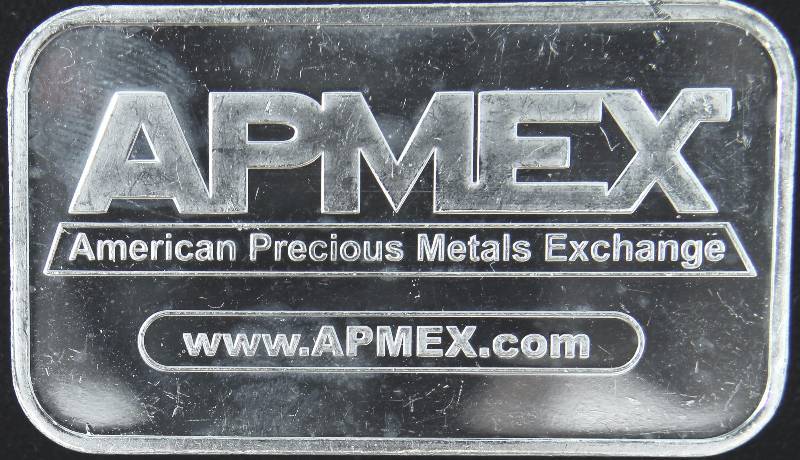 .999 Fine Lot of 2-1 Troy ounce APMEX Silver Bars