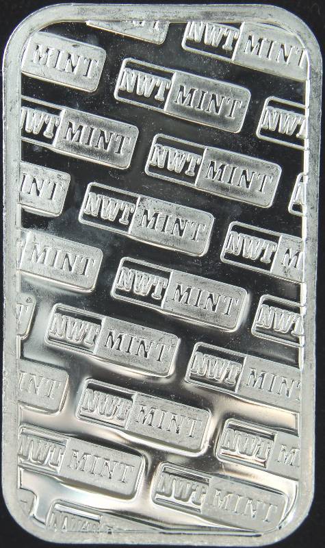 1 TROY OZ. .999 FINE SILVER BAR NORTHWEST TERRITORIAL MINT