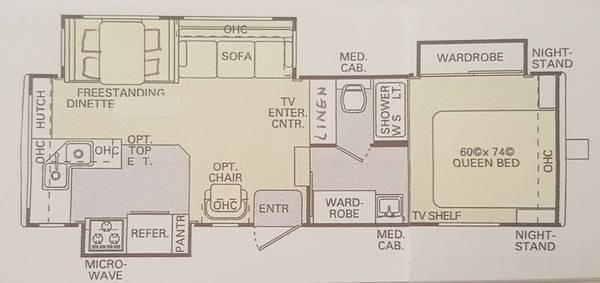 lot 7 image: 2004 Holiday Rambler 27RKD 5TH Wheel