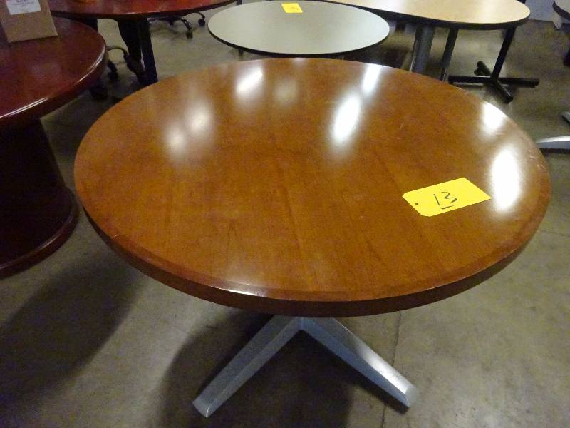 Round Wood Table