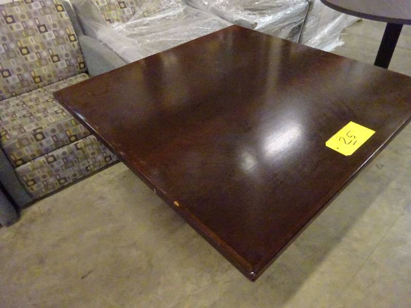 Square Wood Table