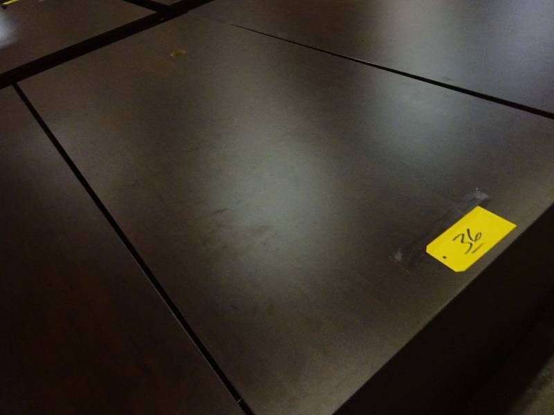 Large Dark Wood Desk